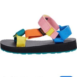TEVA Kids Original Universal Sandals 90 multi Size 12 Strappy Hiking Outdoors